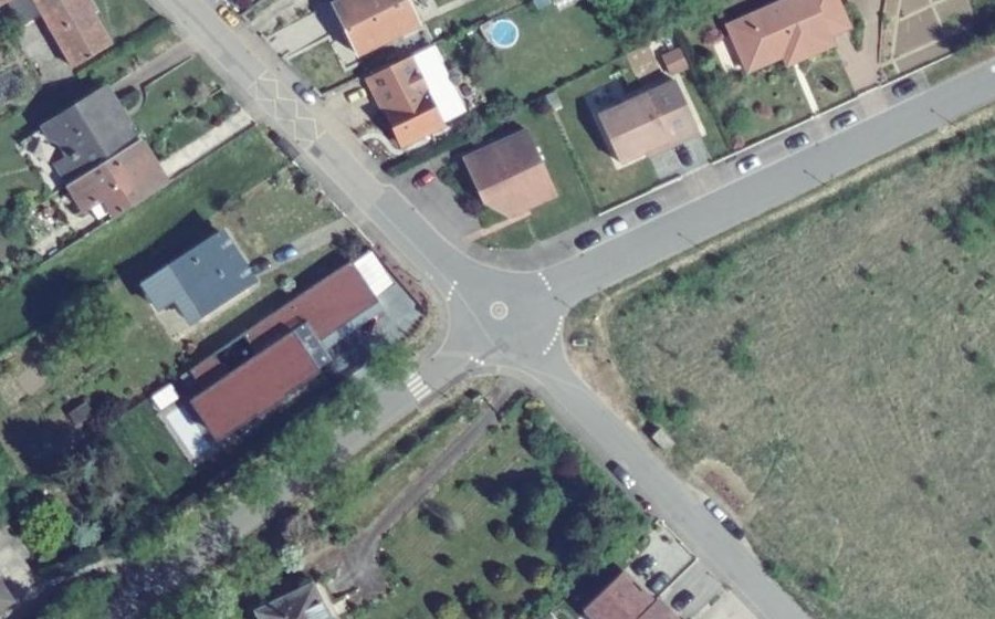 Vue aérienne du Mini-giratoire n°9004606985
