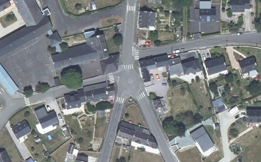 Vue aérienne du Mini-giratoire n°9025909169
