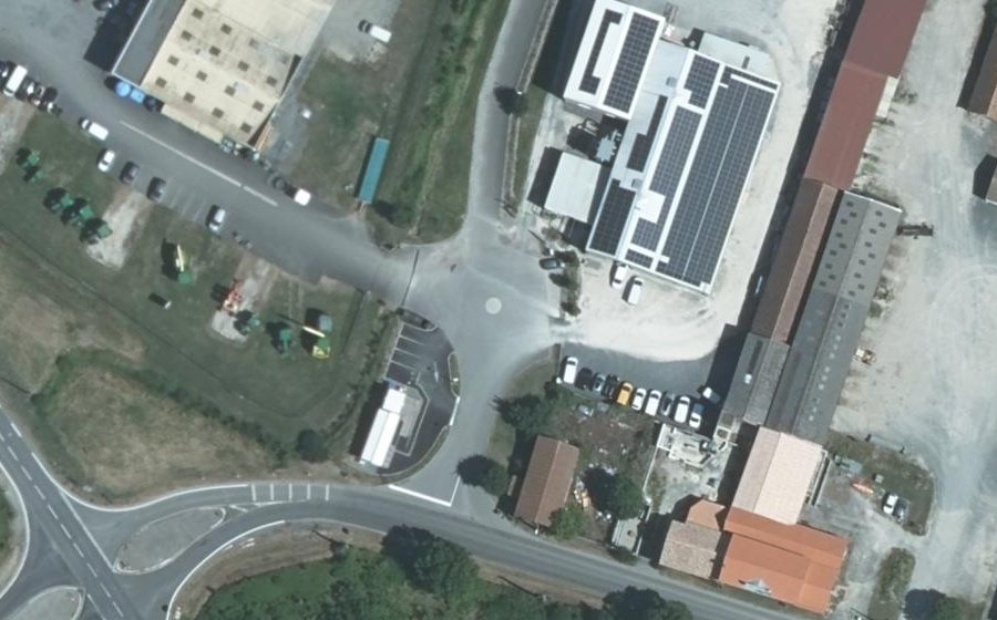 Vue aérienne du Mini-giratoire n°9047366794