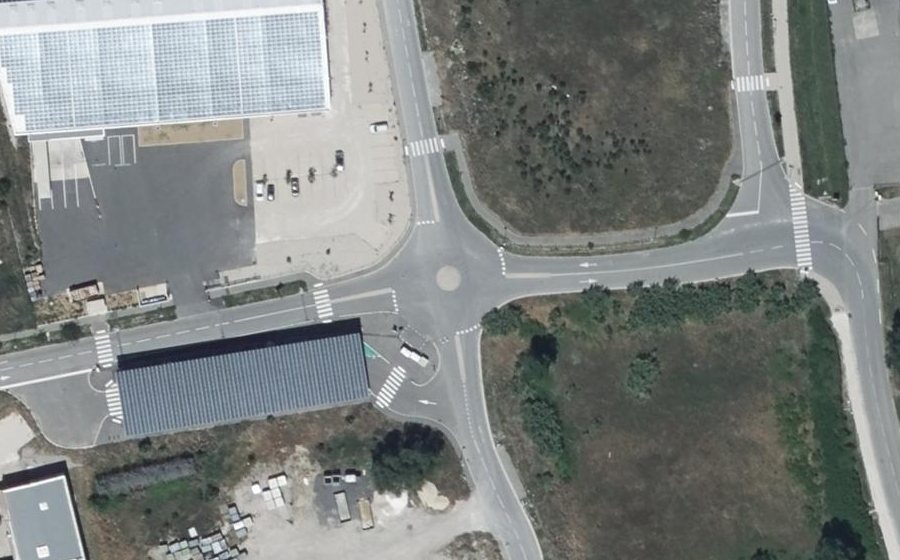 Vue aérienne du Mini-giratoire n°9091209213