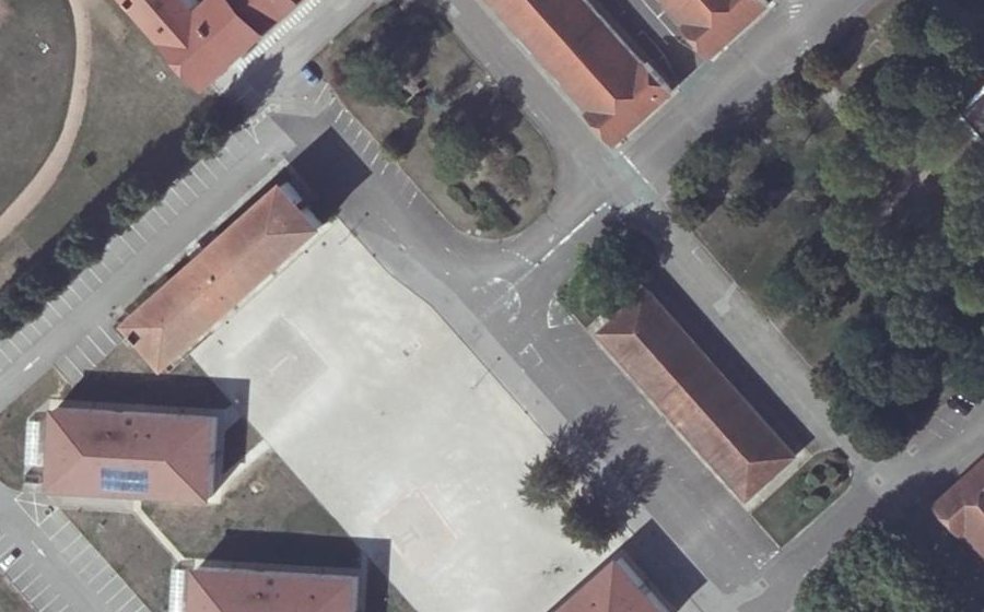 Vue aérienne du Mini-giratoire n°9212088109