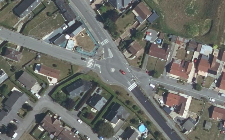 Vue aérienne du Mini-giratoire n°9248648041