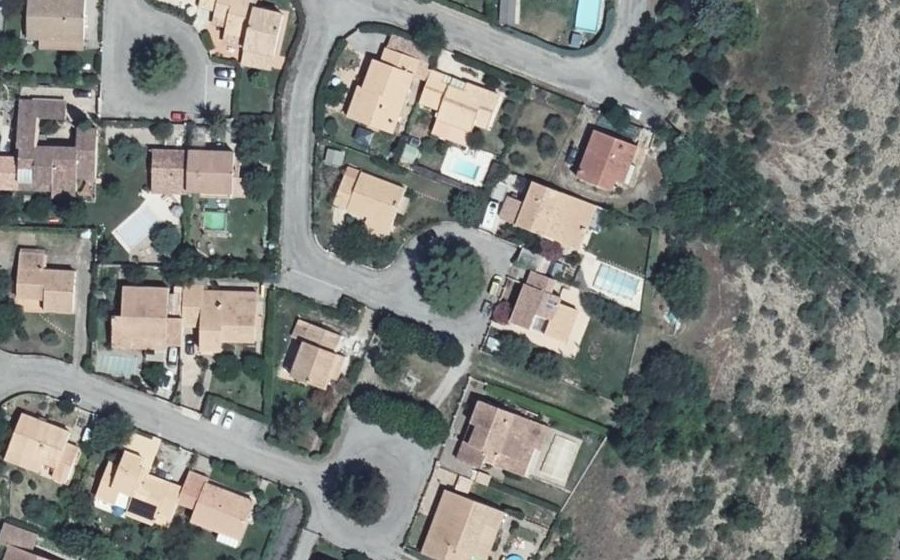 Vue aérienne du Impasse Pebre d'Ai