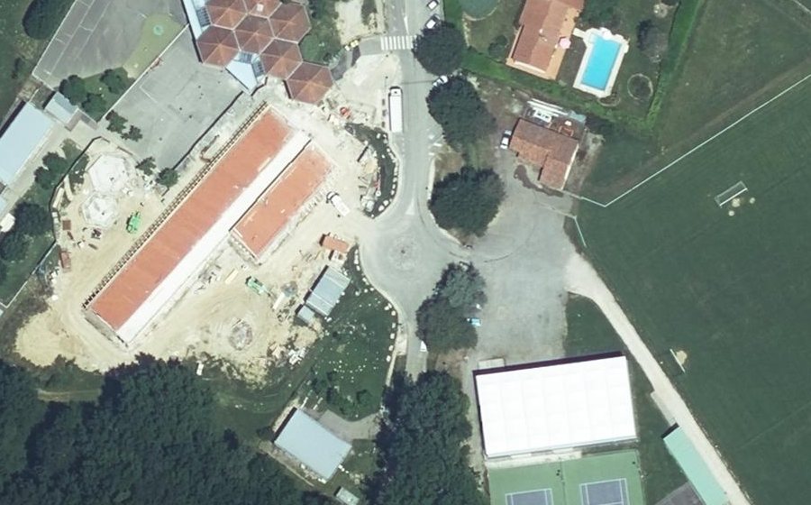 Vue aérienne du Mini-giratoire n°9315122182