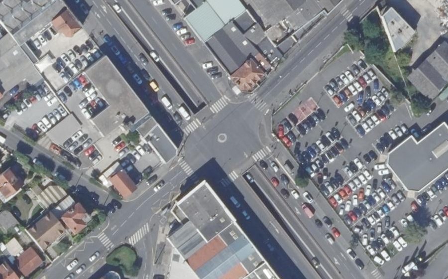 Vue aérienne du Mini-giratoire n°9366179493