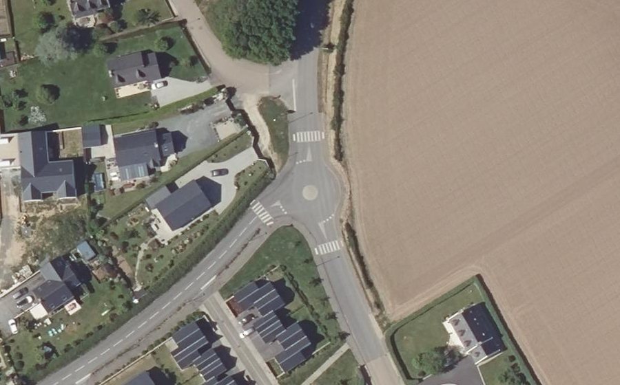 Vue aérienne du Mini-giratoire n°9381277568
