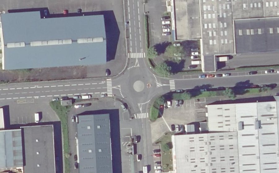 Vue aérienne du Mini-giratoire n°9441881586