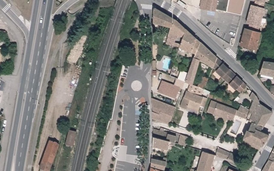 Vue aérienne du Mini-giratoire n°9471086472