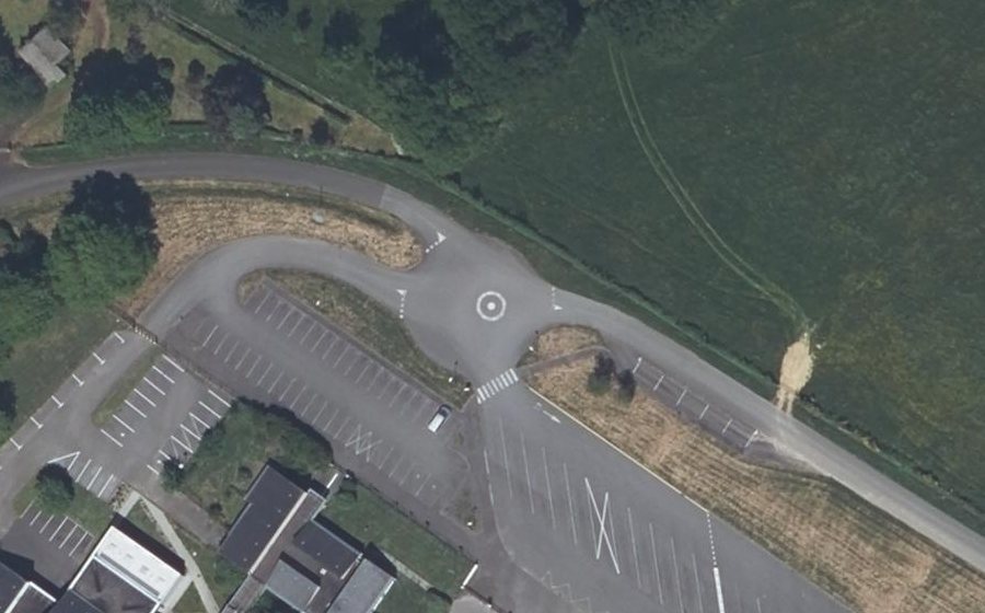Vue aérienne du Mini-giratoire n°9487030368