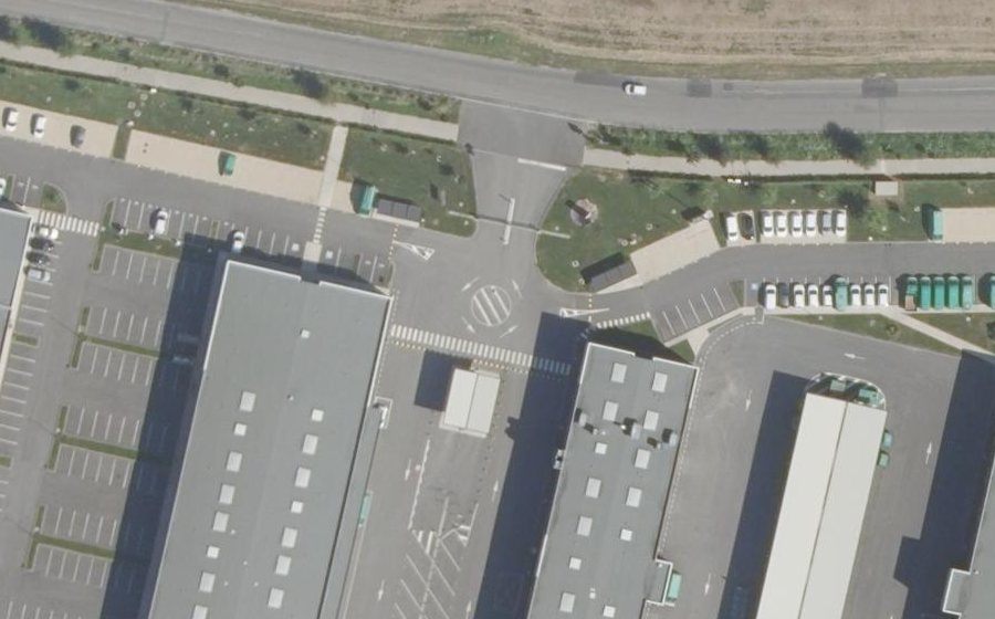 Vue aérienne du Mini-giratoire n°9498031504