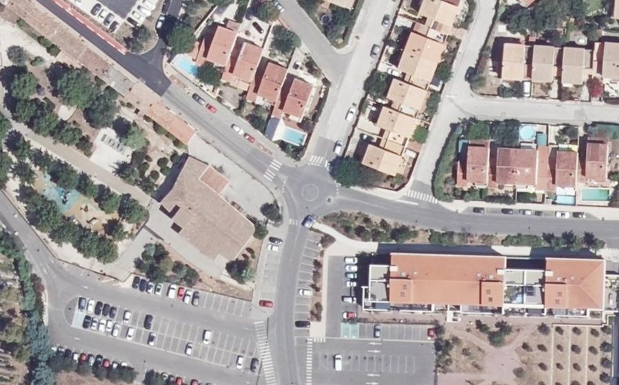 Vue aérienne du Mini-giratoire n°9502829364