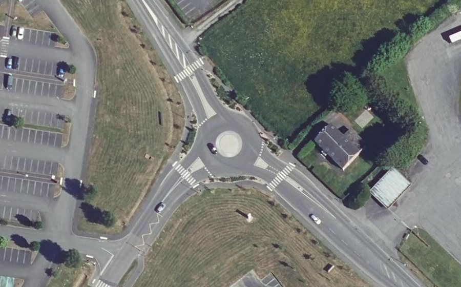 Vue aérienne du Rue Théophile Legrand