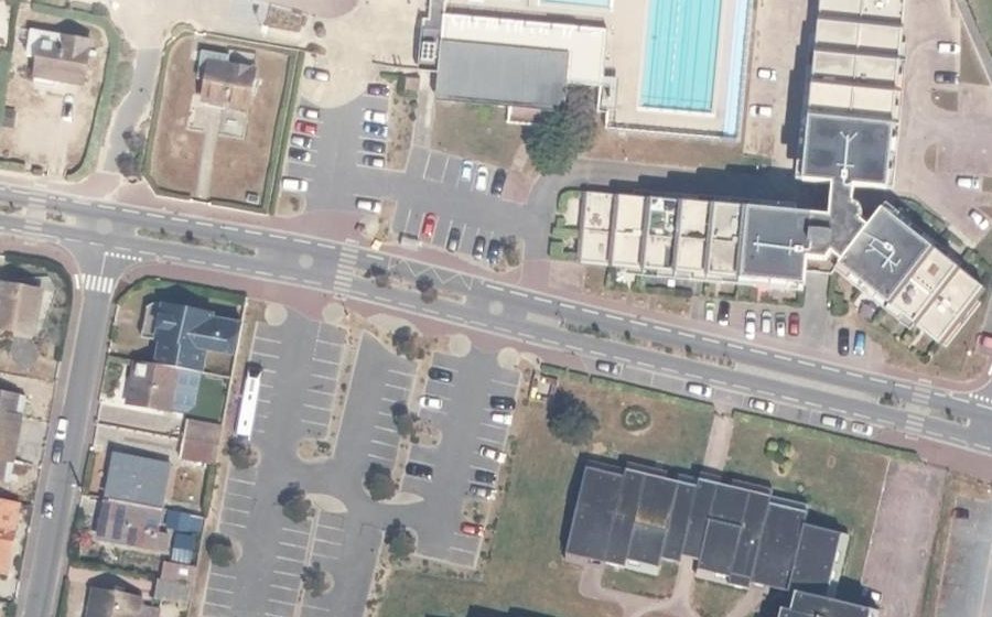 Vue aérienne du Mini-giratoire n°9545984636