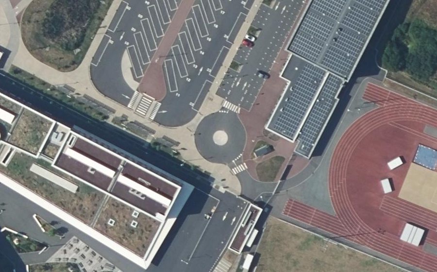 Vue aérienne du Mini-giratoire n°9557532800