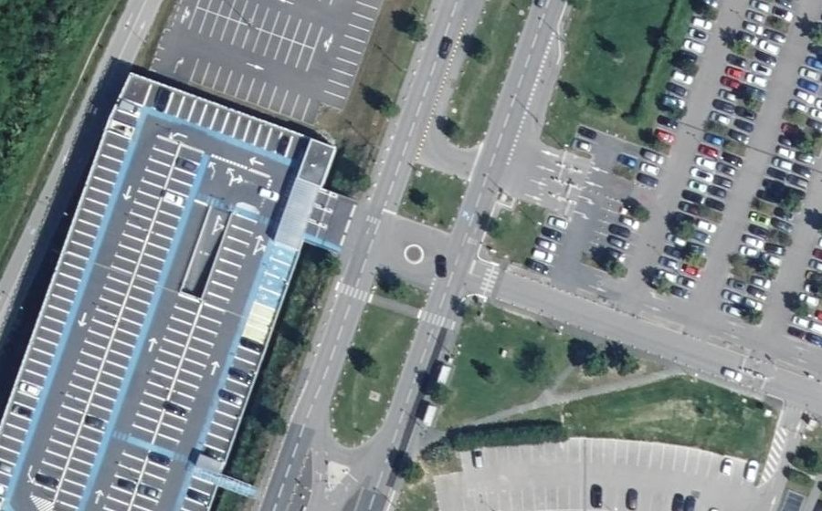 Vue aérienne du Mini-giratoire n°9569483927