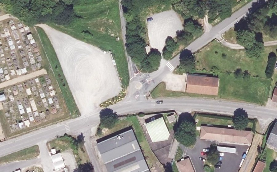 Vue aérienne du Mini-giratoire n°9571519658