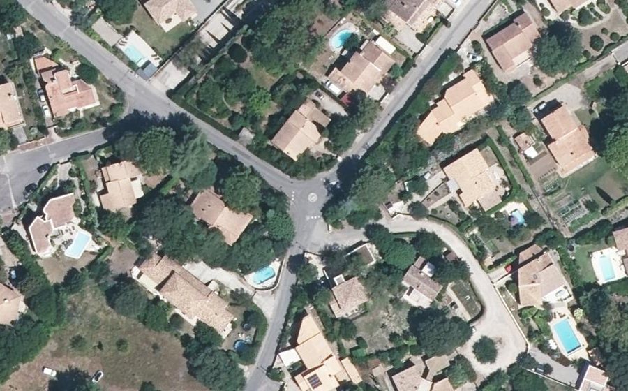Vue aérienne du Mini-giratoire n°9581472082