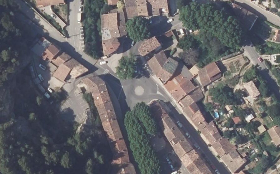 Vue aérienne du Place Martin Ferdinand