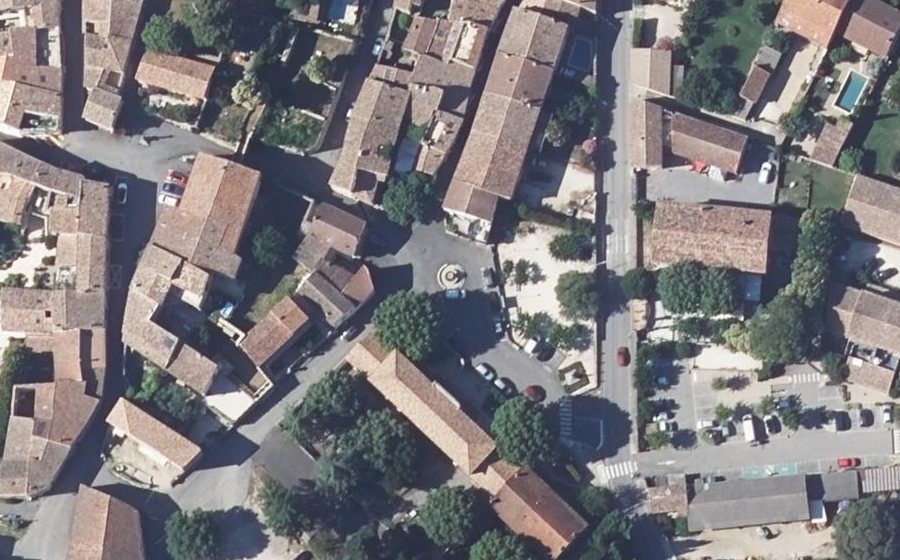 Vue aérienne du Mini-giratoire n°9641599678