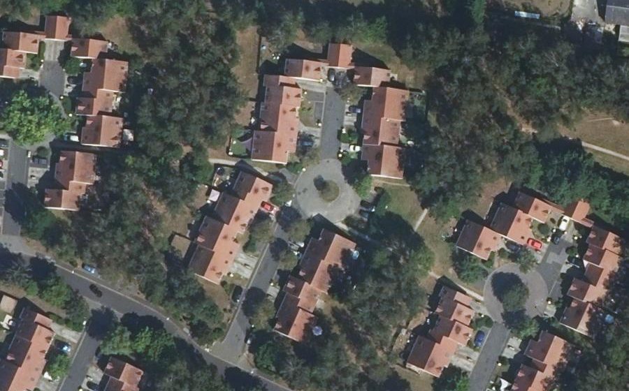 Vue aérienne du Hameau des Sorbiers