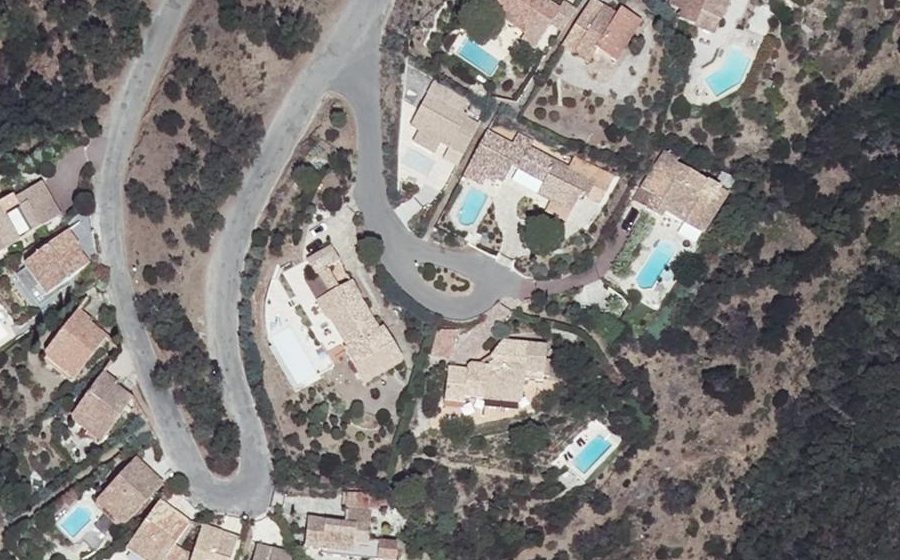 Vue aérienne du Mini-giratoire n°9788187081