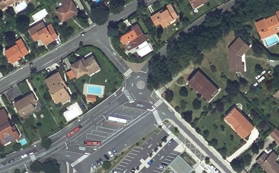 Vue aérienne du Avenue Georges Pradel