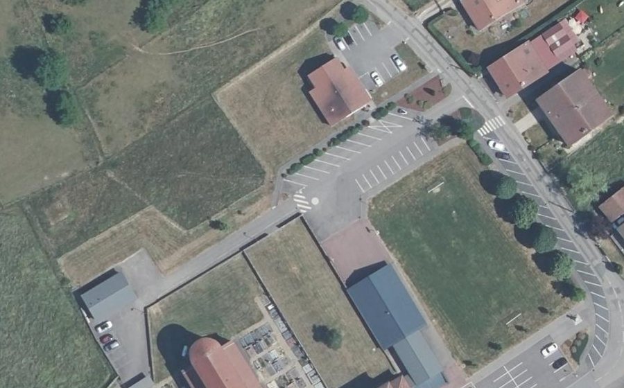 Vue aérienne du Mini-giratoire n°9844413011