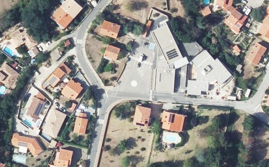 Vue aérienne du Mini-giratoire n°9852783787