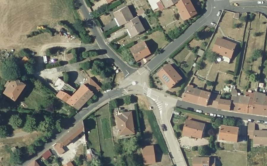 Vue aérienne du Mini-giratoire n°9871001104