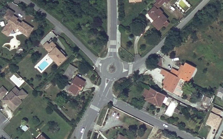 Vue aérienne du Chemin de la Cassagnère