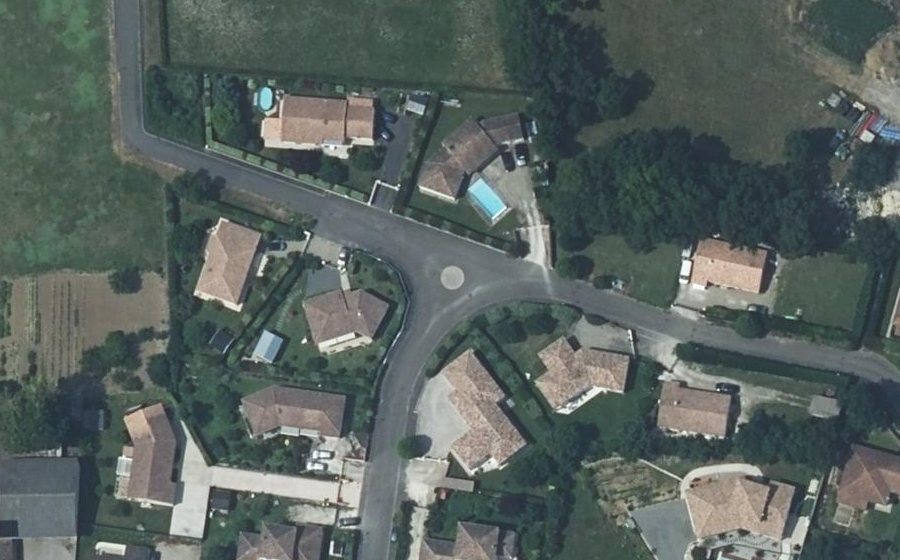 Vue aérienne du Mini-giratoire n°10056579416