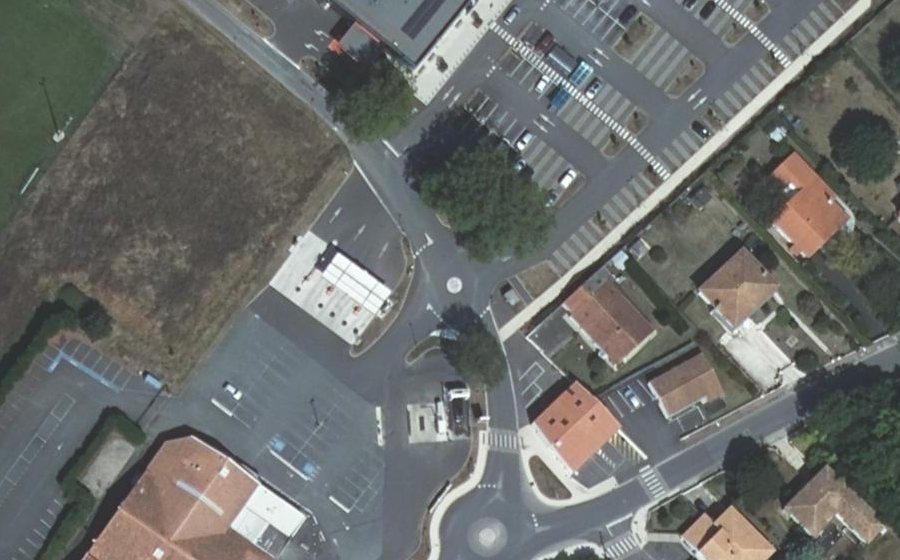 Vue aérienne du Rue des Chênes