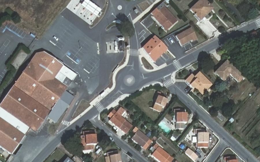 Vue aérienne du Boulevard des Dandonneaux