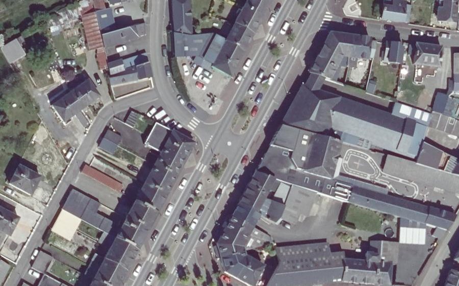 Vue aérienne du Mini-giratoire n°10102746230