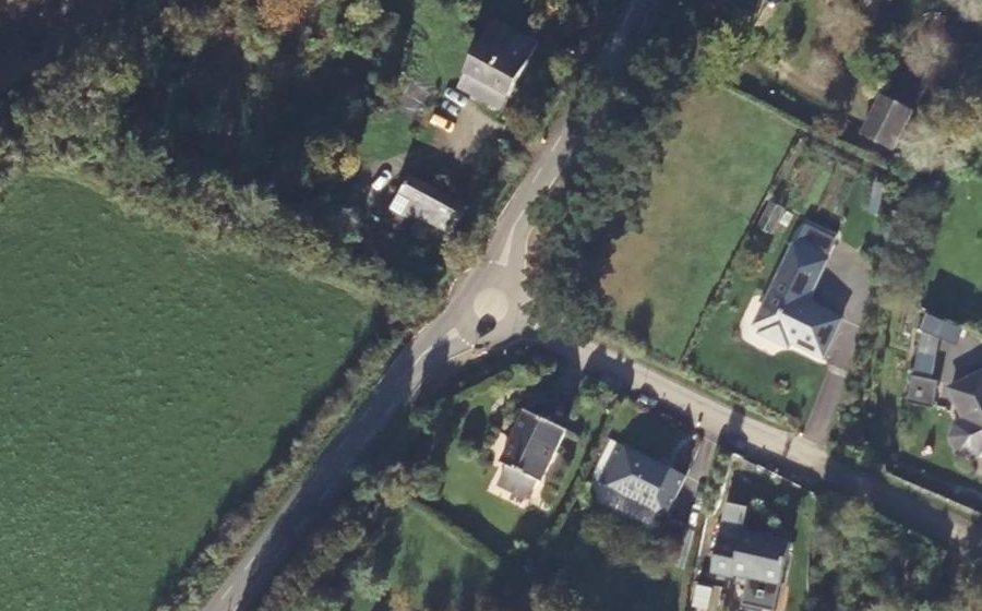 Vue aérienne du Mini-giratoire n°10232010603