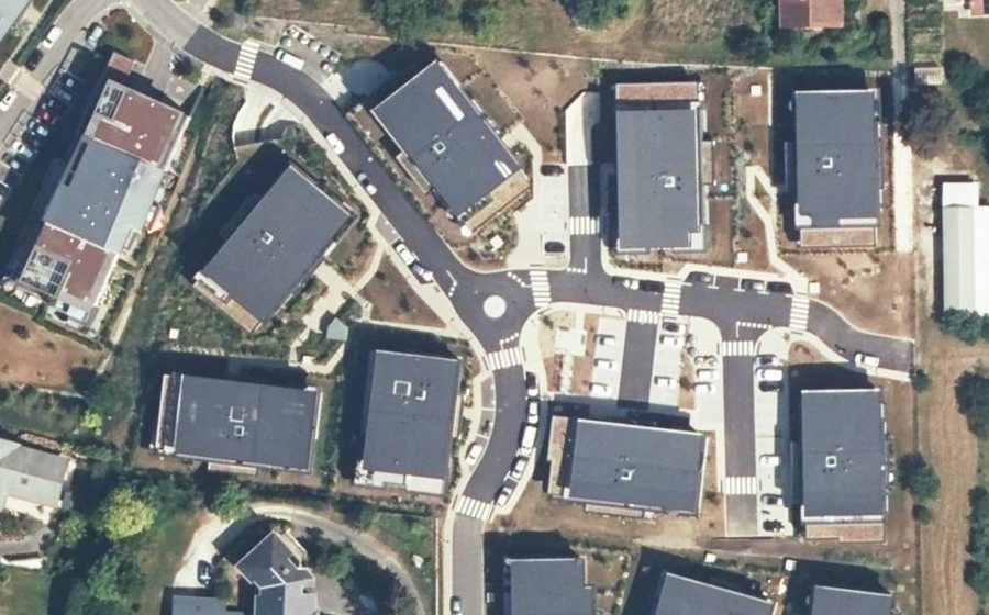 Vue aérienne du Mini-giratoire n°10232569072