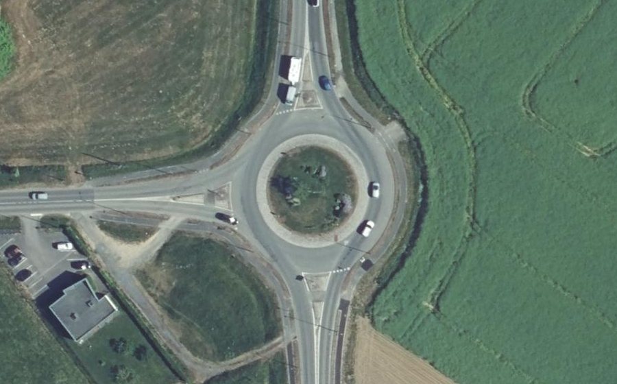 Vue aérienne du Route de Valenciennes