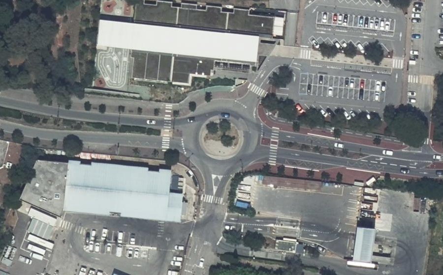 Vue aérienne du Chemin de l'Aubarède