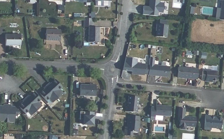Vue aérienne du Mini-giratoire n°10591316105