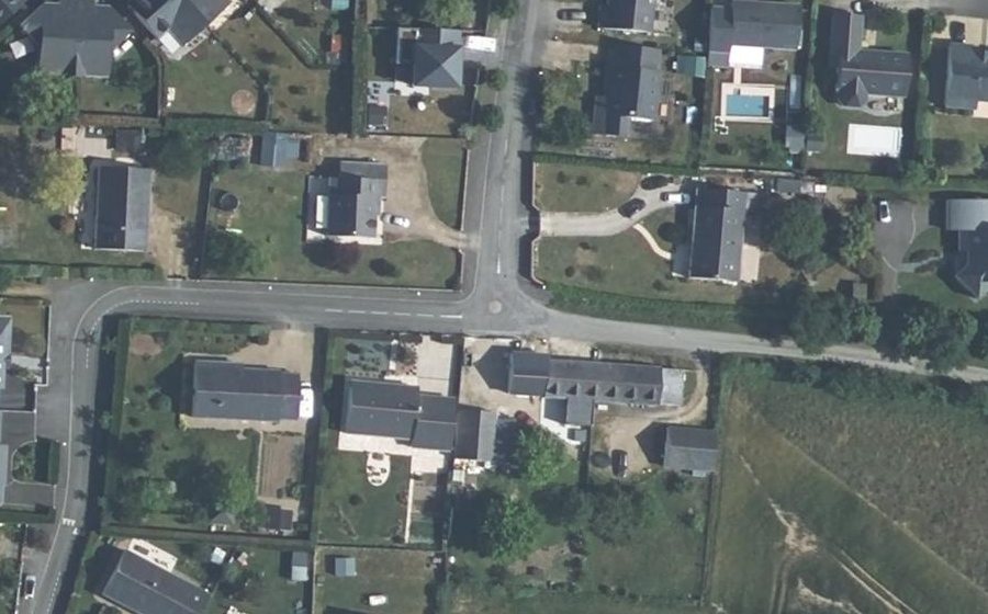 Vue aérienne du Mini-giratoire n°10591316107
