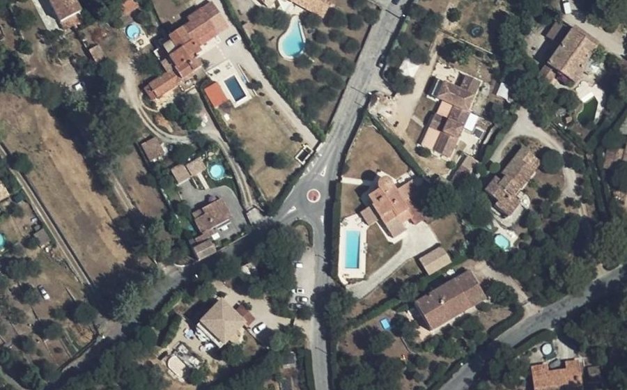 Vue aérienne du Chemin de Canteperdrix
