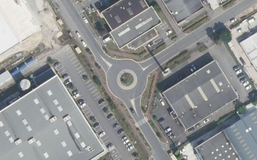 Vue aérienne du Rue Saint-Hilaire