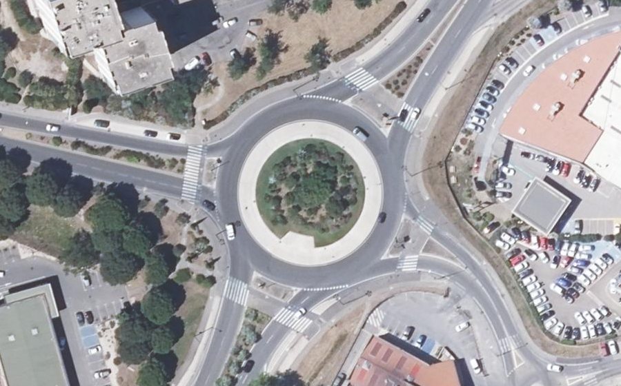 Vue aérienne du Rond-point anonyme n°11069468
