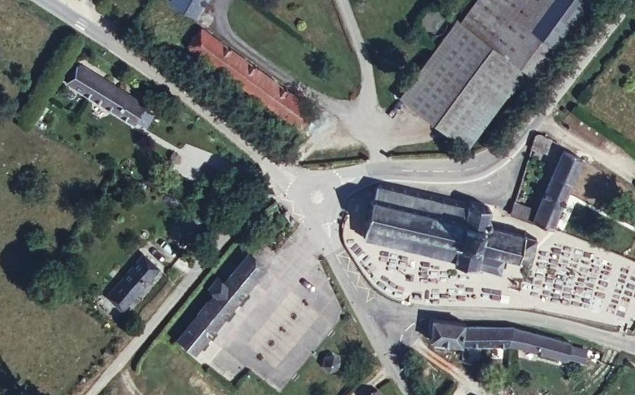 Vue aérienne du Mini-giratoire n°10712006577