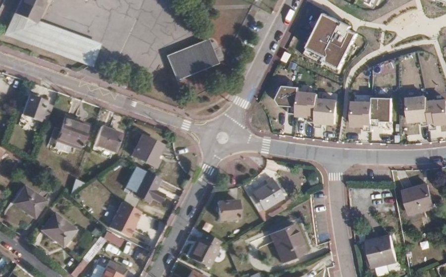 Vue aérienne du Mini-giratoire n°10736015480