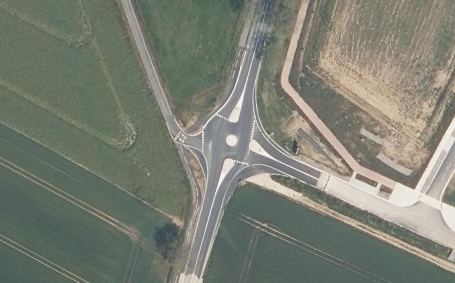 Vue aérienne du Mini-giratoire n°10765570975