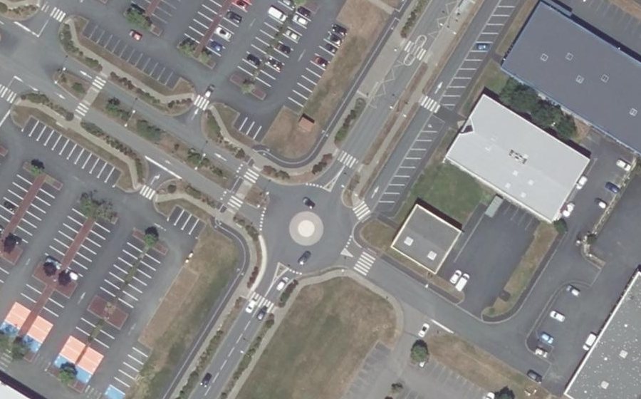 Vue aérienne du Mini-giratoire n°10788666728