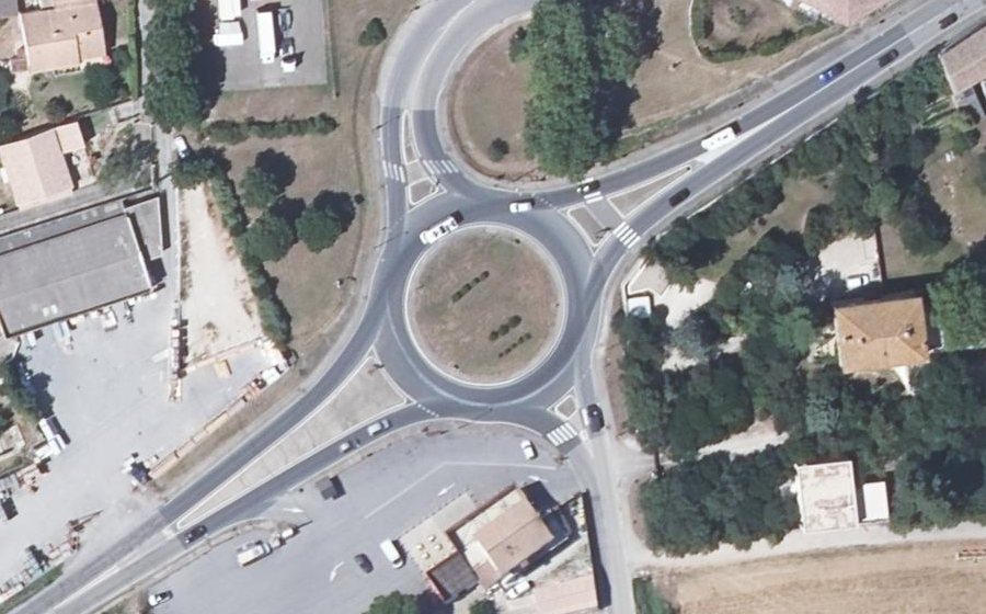Vue aérienne du Rond-point anonyme n°11078962