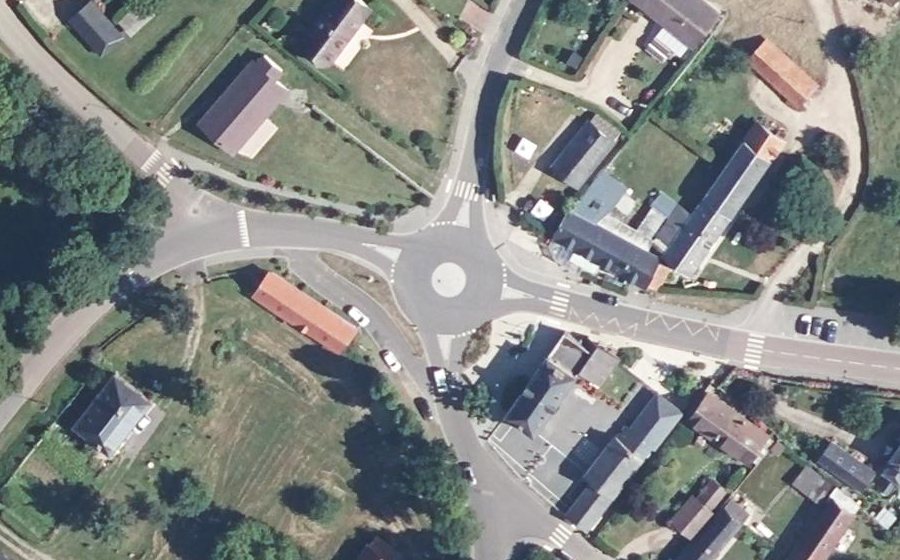 Vue aérienne du Mini-giratoire n°10810549848