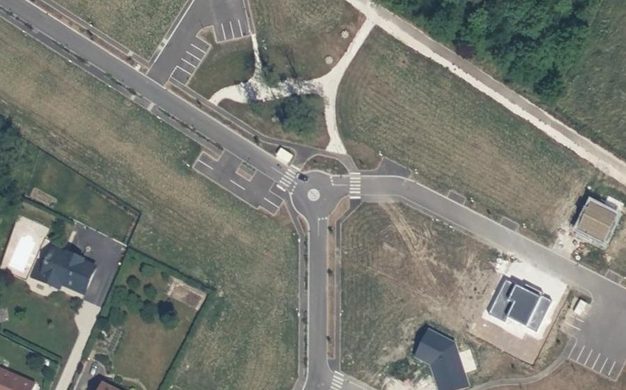 Vue aérienne du Mini-giratoire n°10812291705